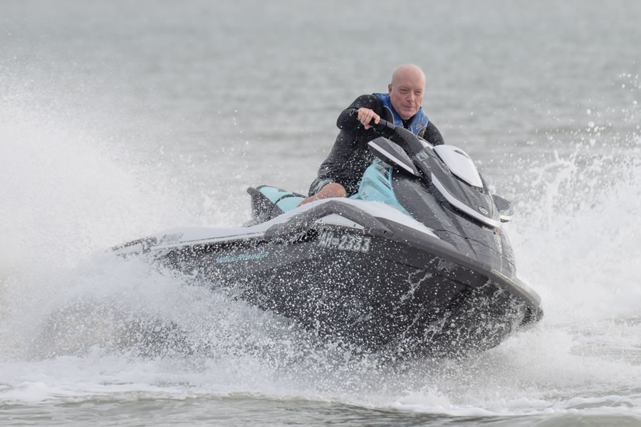 Roger Lincoln on Jet Ski