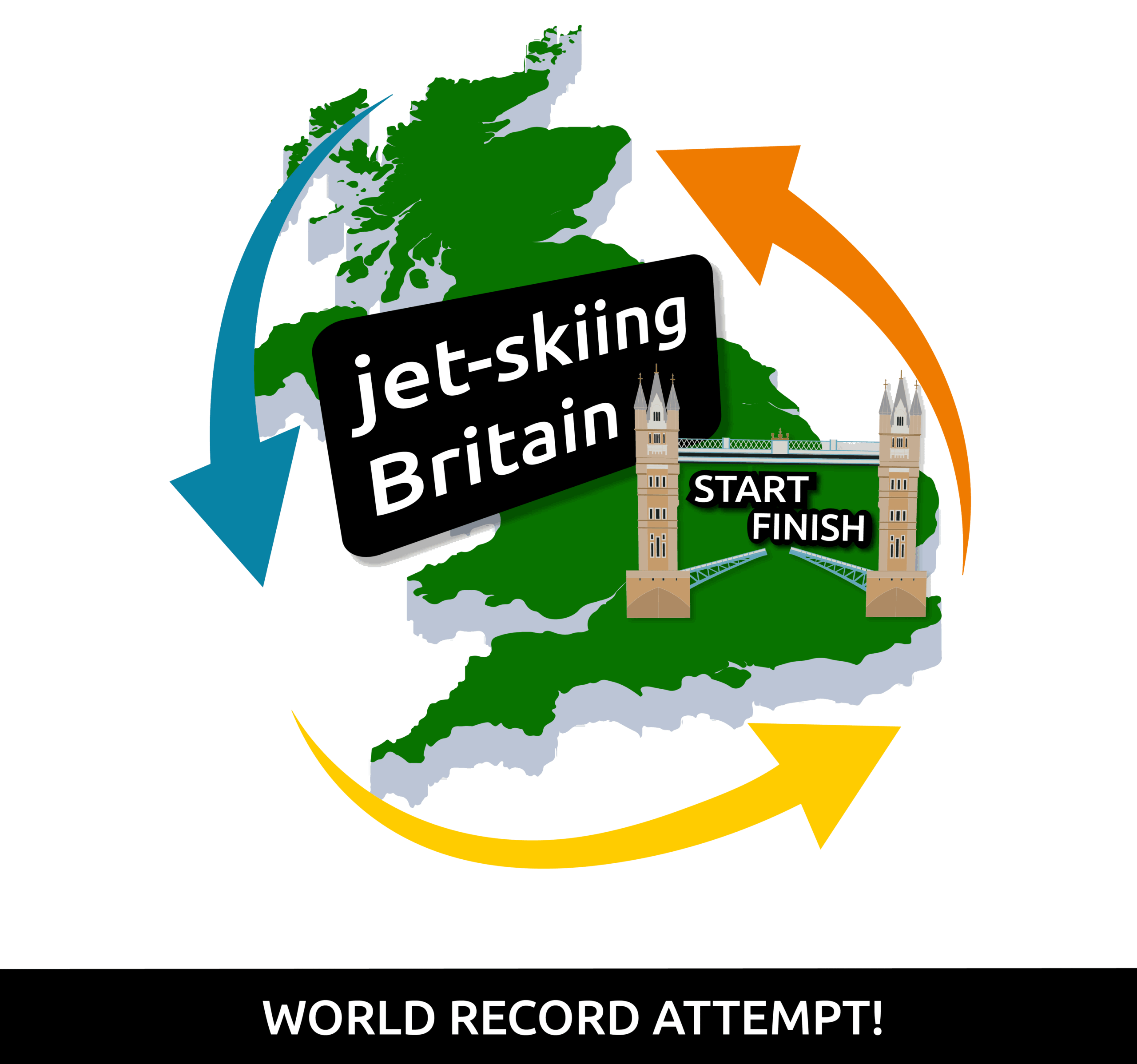 jet-skiing Britain Logo